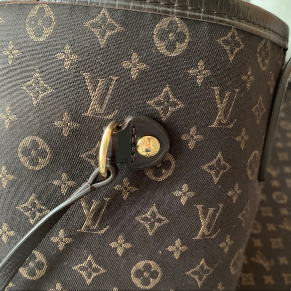 ❗️SOLD❗️ Louis Vuitton Fusain Idylle Neverfull MM - Picture 13 of 14